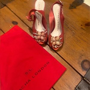 Sacha London heels beautiful only used twice